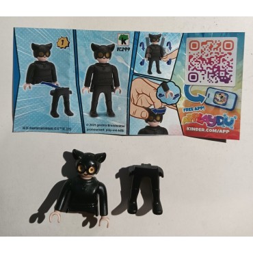 PLAYMOBIL FI?URES 09 CATWOMAN DC COMICS CHARACTERS uova Kinder limited edition