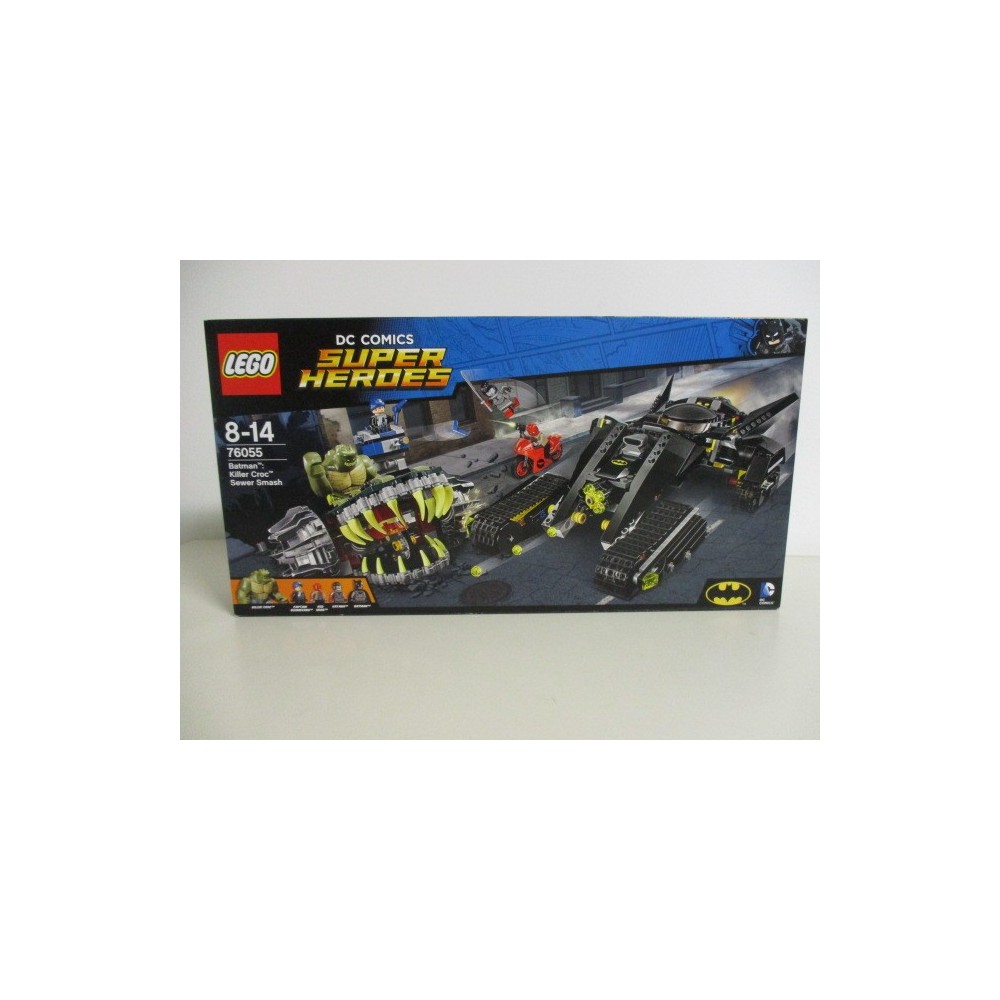 LEGO SUPER HEROES 76055 BATMAN DUELLO NELLE FOGNE CON KILLER CROC