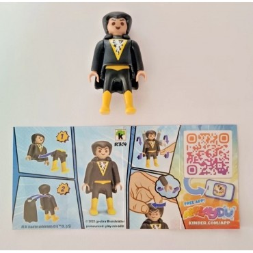 PLAYMOBIL FI?URES 14 BLACK ADAM DC COMICS CHARACTERS uova Kinder limited edition