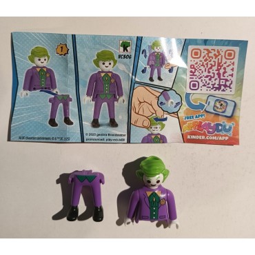 PLAYMOBIL FI?URES 16 THE JOKER DC COMICS CHARACTERS Kinder eggs limited edition
