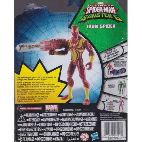 ULTIMATE SPIDER MAN THE SINISTER 6 ACTION FIGURE 6" - 15 cm  GREEN GOBLIN Hasbro B5875