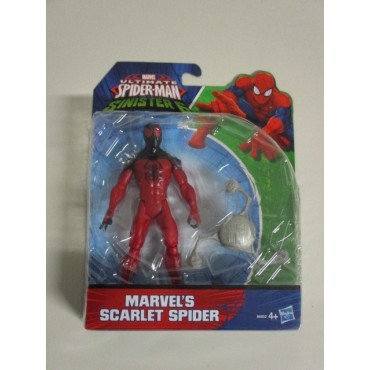 ULTIMATE SPIDER MAN THE SINISTER 6 ACTION FIGURE 6" - 15 cm  MARVEL'S SCARLET SPIDER Hasbro B6852