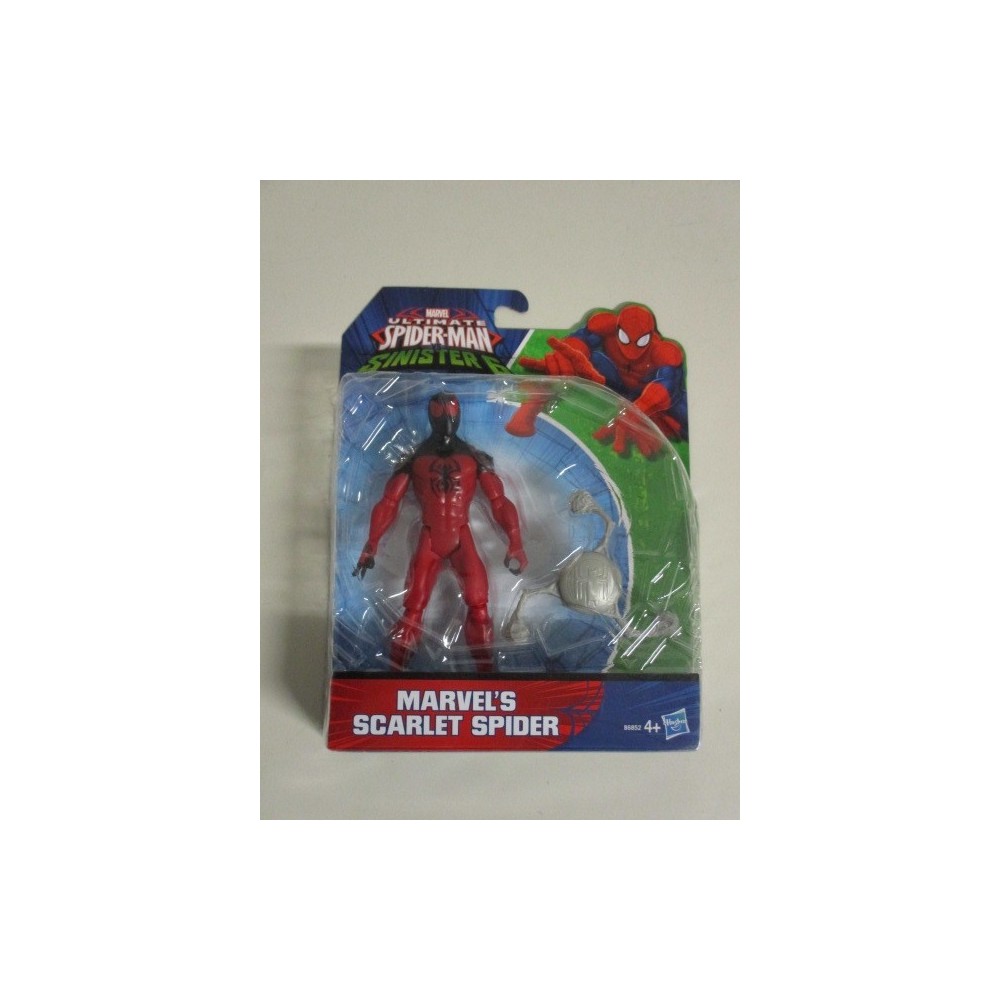 ULTIMATE SPIDER MAN THE SINISTER 6 ACTION FIGURE 6" - 15 cm  MARVEL'S SCARLET SPIDER Hasbro B6852