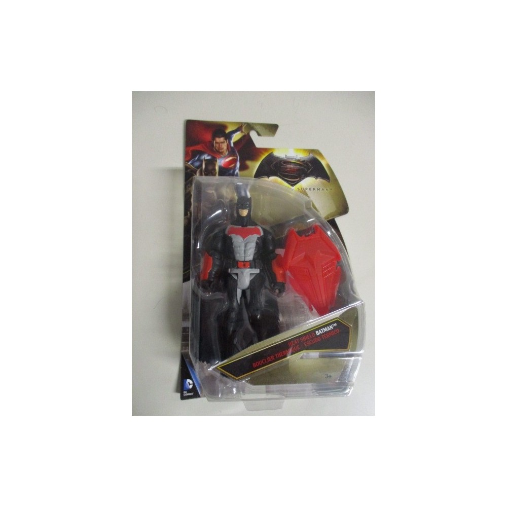 BATMAN V SUPERMAN ACTION FIGURE 6" - 15 cm  HEAT SHIELD BATMAN  Mattel  DPL 93