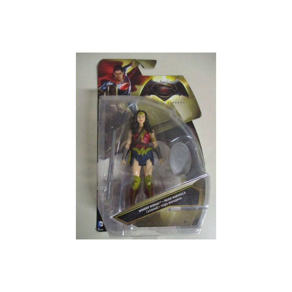 BATMAN V SUPERMAN ACTION FIGURE 6" - 15 cm  WONDER WOMAN Mattel  DJG 31