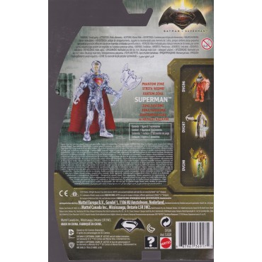 BATMAN V SUPERMAN ACTION FIGURE 6" - 15 cm  PHANTOM ZONE  SUPERMAN Mattel  DVG 95