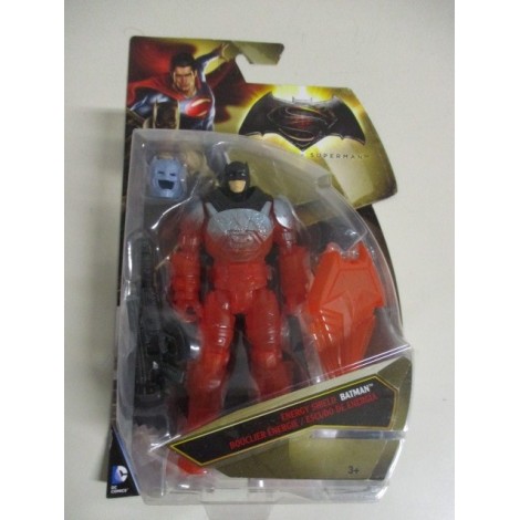 BATMAN V SUPERMAN ACTION FIGURE 6" - 15 cm  ENERGY SHIELD BATMAN Mattel  DVG 96