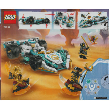 LEGO NINJAGO 71791 ZANE'S DRAGON POWER SPINJITZU RACE CAR