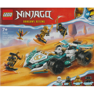 LEGO NINJAGO 71791 ZANE'S DRAGON POWER SPINJITZU RACE CAR