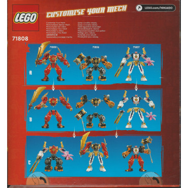 LEGO NINJAGO 71808 KAI'S ELEMENTAL FIRE MECH