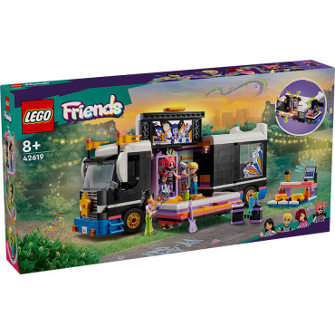 LEGO FRIENDS 42619  POP STAR MUSIC TOUR BUS