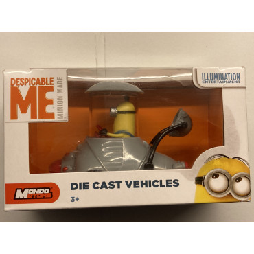MINION VEHICLE - SPECIAL GREY VEHICLE  DESPICABLE ME MONDO MOTORS