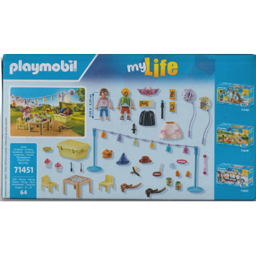 PLAYMOBIL MY LIFE 71451 FESTA IN MASCHERA