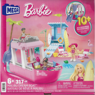 MATTEL MEGA HPN 79 BARBIE MALIBU DREAM BOAT Construction set