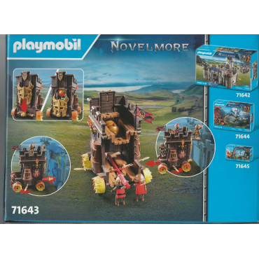 PLAYMOBIL NOVELMORE 71643 BATTLE WAGON WITH FIRE CANNON