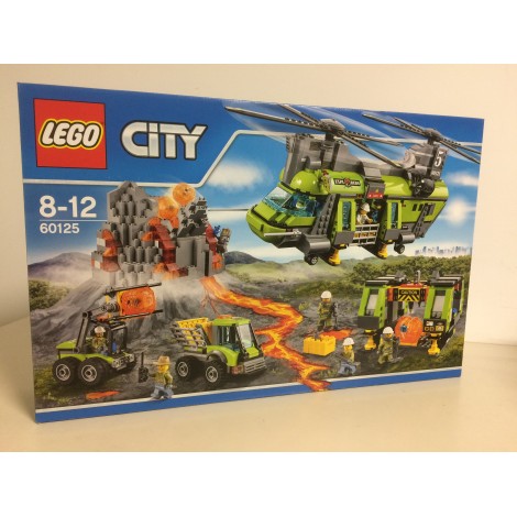 LEGO CITY 60125 VOLCANO HEAVU LIFT HELICOPTER