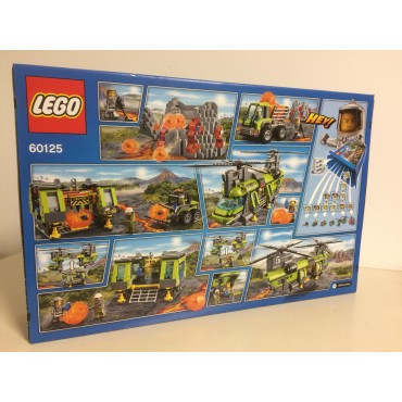 LEGO CITY 60125 L'ELICOTTERO DA CARICO PESANTE VULCANICO