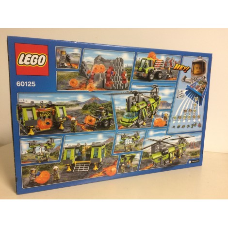 LEGO CITY 60125 L'ELICOTTERO DA CARICO PESANTE VULCANICO