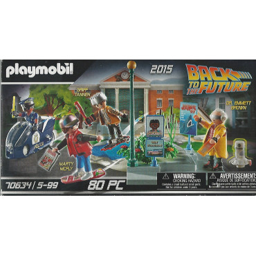 PLAYMOBIL BACK TO THE FUTURE II 70634 INSEGUIMENTO SULL'HOVERBOARD