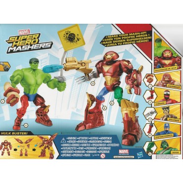 MARVEL SUPER HERO MASHER HULK BUSTER VS HULK DELUXE TWIN PACK