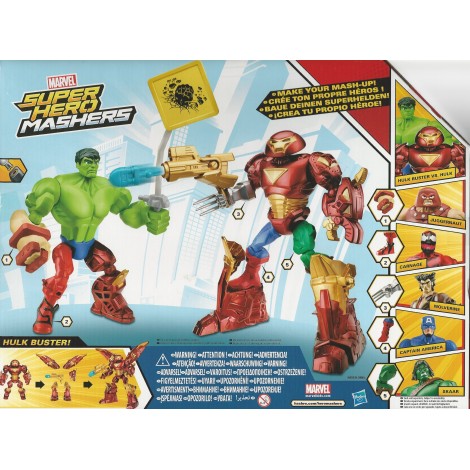 MARVEL SUPER HERO MASHER HULK BUSTER VS HULK DELUXE TWIN PACK