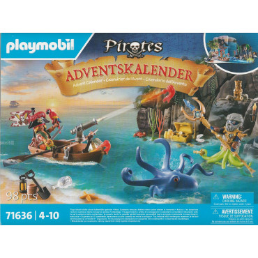 PLAYMOBIL ADVENT CALENDER 71636 PIRATES