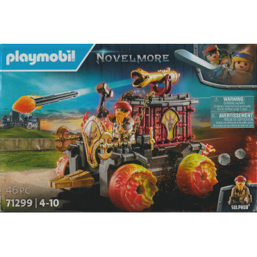 PLAYMOBIL NOVELMORE 71299 FLAMING BATTLE CART OF THE BURNHAM RAIDERS
