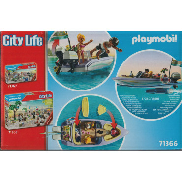 PLAYMOBIL CITY LIFE 71366 MOTOSCAFO DEGLI SPOSI - PROMO PACK