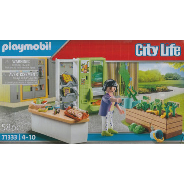 PLAYMOBIL CITY LIFE 71333 CHIOSCO MENSA