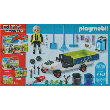 PLAYMOBIL CITY ACTION 71433 PULIZIA DELLA CITTA' CON VEICOLO ELETTRICO