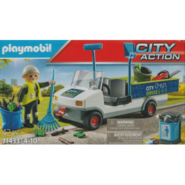 PLAYMOBIL CITY ACTION 71433 PULIZIA DELLA CITTA' CON VEICOLO ELETTRICO