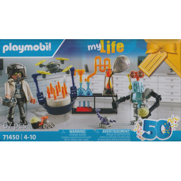 PLAYMOBIL MY LIFE 71450 SCIENZIATO CON ROBOT