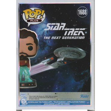 FUNKO POP! PLUS 1688 WILLIAM T. RIKER - STAR TREK - glitter