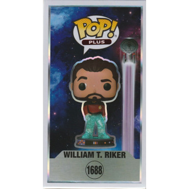 FUNKO POP! PLUS 1688 WILLIAM T. RIKER - STAR TREK - glitter