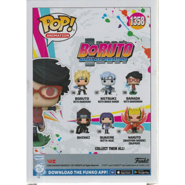 FUNKO POP! ANIMATION 1358 SARADA WITH SHARINGAN  BORUTO : NARUTO NEXT GENERATION