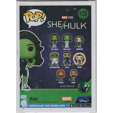 FUNKO POP! MARVEL 1126 SHE HULK glows in the dark special edition