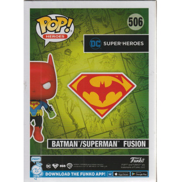 FUNKO POP! HEROES 506 scatola danneggiata BATMAN / SUPERMAN FUSION 2024 summer convention  limited edition