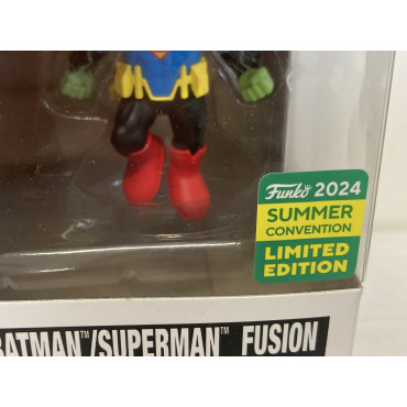 FUNKO POP! HEROES 506 scatola danneggiata BATMAN / SUPERMAN FUSION 2024 summer convention  limited edition