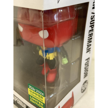 FUNKO POP! HEROES 506 scatola danneggiata BATMAN / SUPERMAN FUSION 2024 summer convention  limited edition