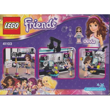 LEGO FRIENDS 41103 POP STAR RECORDING STUDIOS