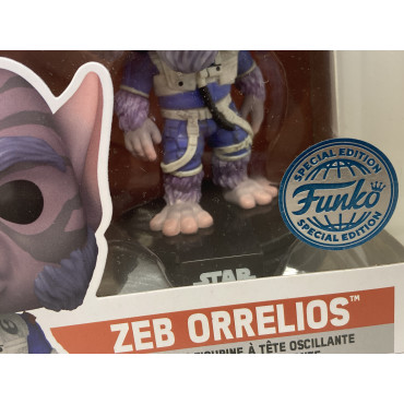 FUNKO POP! STAR WARS 716 BOBBLEHEAD ZEB ORRELIOS special edition