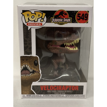 FUNKO POP! MOVIES 549 VELOCIRAPTOR  JURASSIC PARK 25th ANNIVERSARY