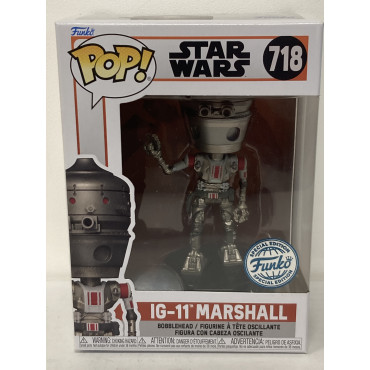 FUNKO POP! STAR WARS 718 IG-11 MARSHALL special edition BOBBLEHEAD