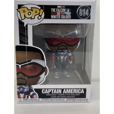 FUNKO POP! MARVEL 814 damaged box CAPTAIN AMERICA BOBBLEHEAD