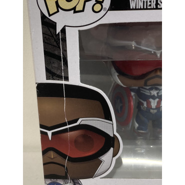 FUNKO POP! MARVEL 814 damaged box CAPTAIN AMERICA BOBBLEHEAD