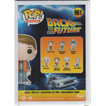FUNKO POP! MOVIES 961 MARTY IN PUFFY VEST - BACK TO THE FUTURE