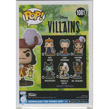 FUNKO POP! DISNEY VILLAINS 1081 CAPTAIN HOOK