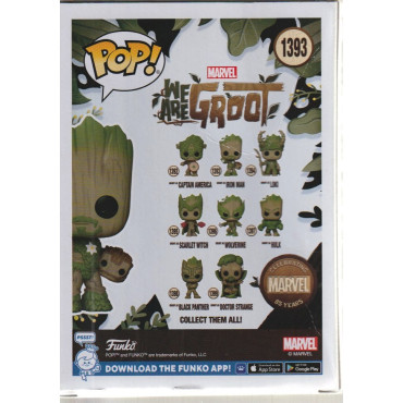 FUNKO POP! MARVEL 1393 GROOT AS IRON MAN Bobblehead  WE ARE GROOT