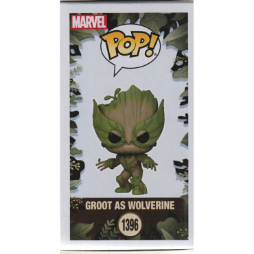 FUNKO POP! MARVEL 1396 GROOT AS WOLVERINE Bobblehead  WE ARE GROOT
