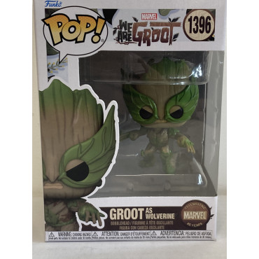 FUNKO POP! MARVEL 1396 GROOT AS WOLVERINE Bobblehead  WE ARE GROOT